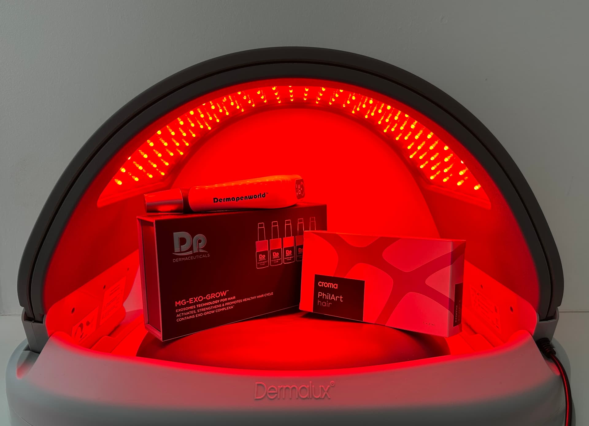 Dermalux LED Therapy treatment at Dr Alexa, Mayfair London