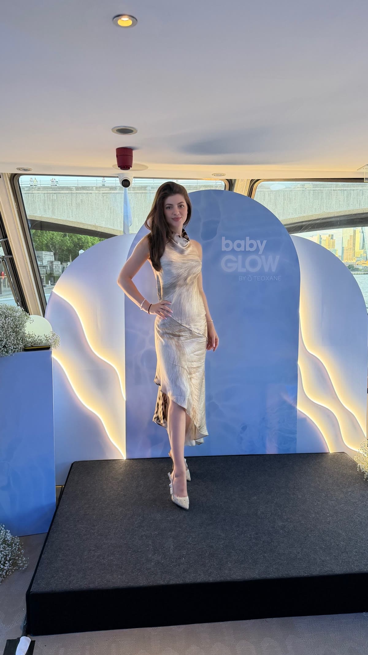 Dr Alexa Balan at the Teoxane babyGLOW launch, London